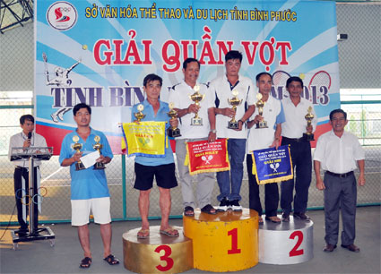 Bế mạc giải quần vợt Bình Phước 2013