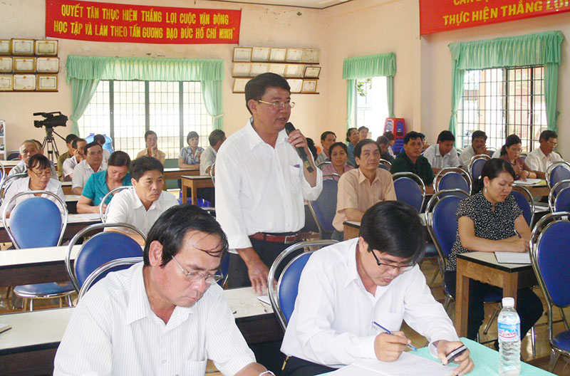 Bộ chỉ huy Qu&acirc;n sự tỉnh trả lời kiến nghị của cử tri