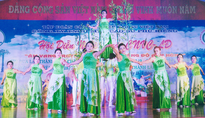 Công ty TNHH MTV cao su Phú Riềng: Nâng tầm hoạt động văn hóa - văn nghệ, thể dục - thể thao
