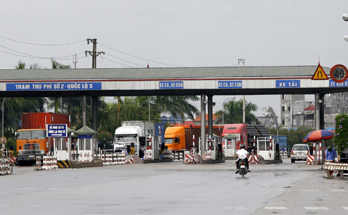 Phí đường bộ cao nhất sẽ là 200 ngàn đồng