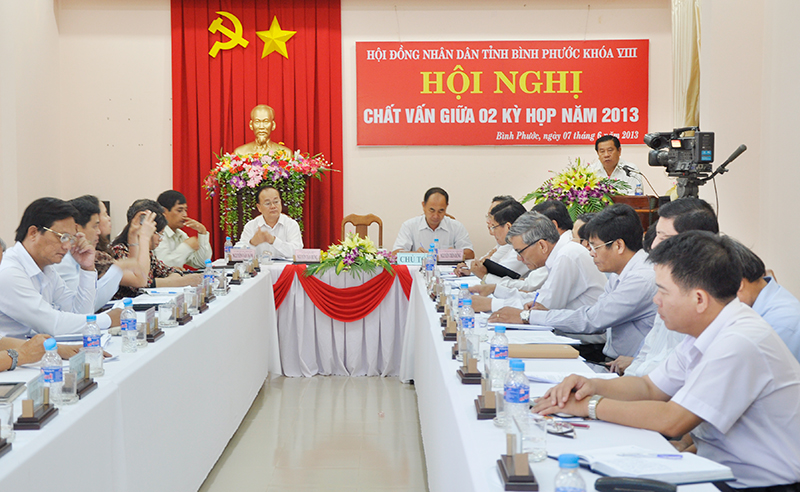 Hội nghị chất vấn giữa hai kỳ họp của HĐND tỉnh