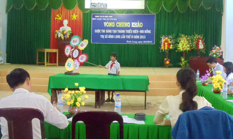 Thị xã Bình Long: 25 mô hình, sản phẩm vào chung khảo cuộc thi Sáng tạo thanh thiếu niên, nhi đồng