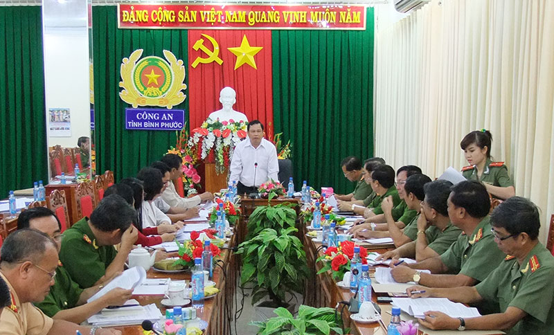 Tỉnh ủy kiểm tra việc thực hiện Nghị quyết Trung ương 4 tại Đảng bộ C&ocirc;ng an tỉnh