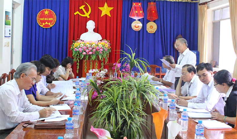 Kiểm tra thực hiện Nghị quyết Trung ương 4 tại Đảng ủy Cục thuế