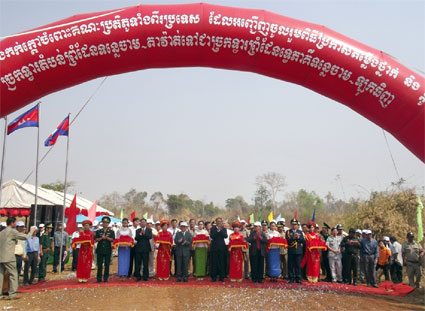 N&acirc;ng cấp cặp cửa khẩu phụ th&agrave;nh cửa khẩu ch&iacute;nh Lộc Thịnh - Tonle Ch&agrave;m