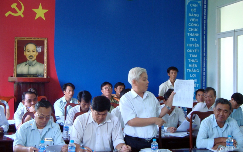 UBND tỉnh đối thoại với một số hộ d&acirc;n huyện B&ugrave; Đốp