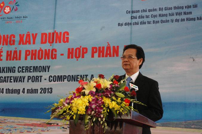 Thủ tướng ph&aacute;t lệnh khởi c&ocirc;ng Cảng cửa ng&otilde; quốc tế lớn nhất miền Bắc