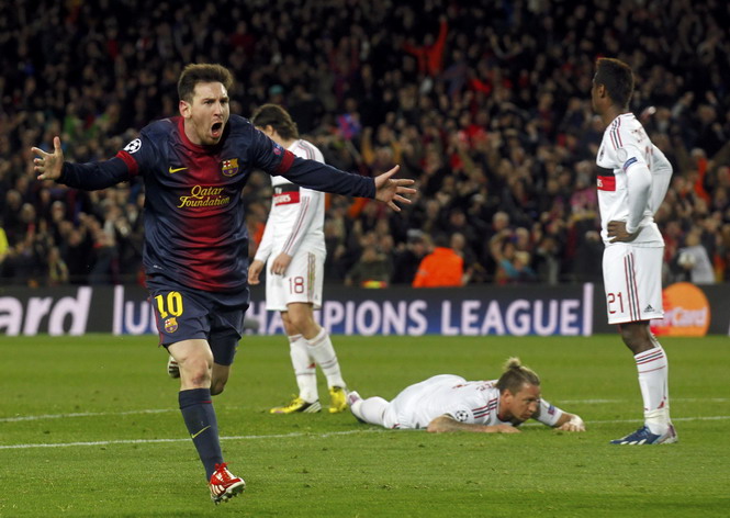 Messi tỏa sáng, Barcelona "hủy diệt" AC Milan