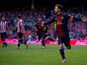 Messi lập kỷ lục, Barca vẫn chưa thể vô địch sớm