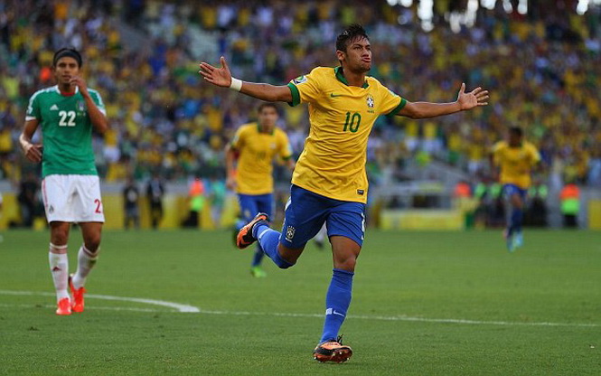 Neymar lại tỏa sáng, Brazil vào bán kết Confederations Cup