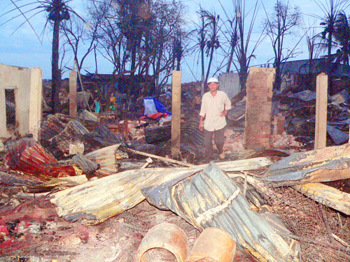 Hỏa hoạn kinh hoàng, 85 căn nhà bị thiêu rụi