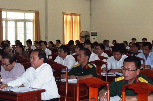 Tập huấn c&ocirc;ng t&aacute;c d&acirc;n vận ch&iacute;nh quyền v&agrave; quy chế d&acirc;n chủ cơ sở