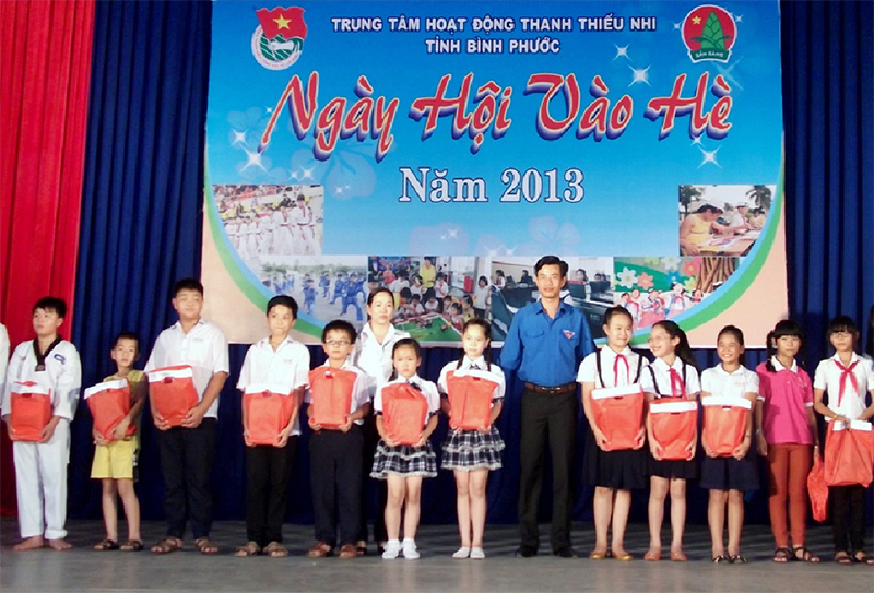 Trung tâm thanh thiếu nhi tổ chức ngày hội vào hè
