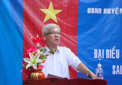 Đại biểu Quốc hội tỉnh tiếp x&uacute;c cử tri tại Hớn Quản v&agrave; Chơn Th&agrave;nh