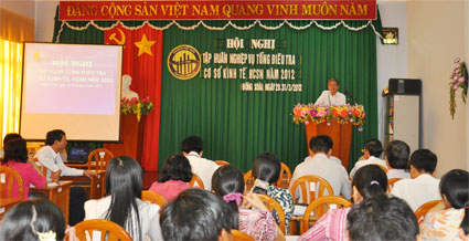 Tập huấn tổng điều tra cơ sở kinh tế, hành chính sự nghiệp năm 2012