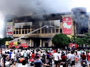 Khởi tố vụ ch&aacute;y Trung t&acirc;m thương mại Hải Dương