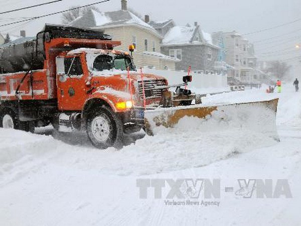 Bão tuyết nguy hiểm tấn công vùng Đông Nam nước Mỹ