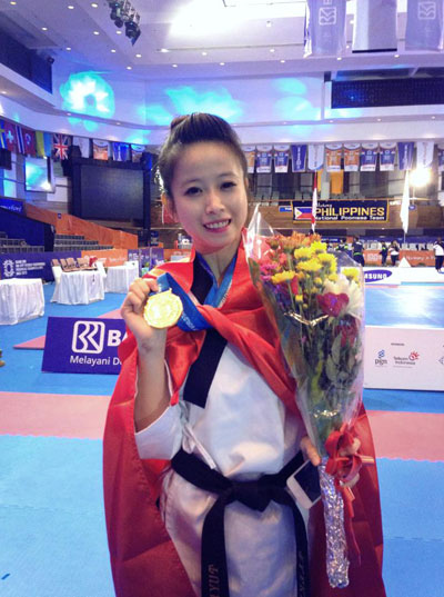 Cô gái vàng taekwondo