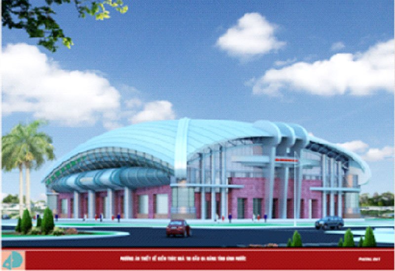 UBND tỉnh xem xét phương án xây nhà thi đấu đa năng