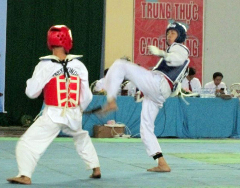 350 võ sỹ dự giải Taekwondo và Karatedo toàn tỉnh