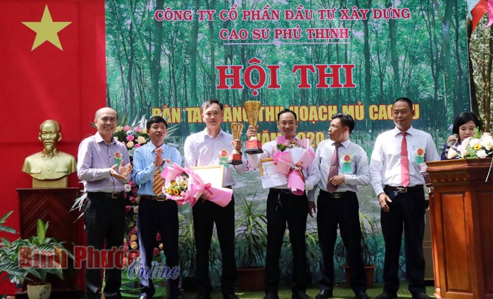 Hội thi “bàn tay vàng” Công ty cổ phần Đầu tư xây xựng cao su Phú Thịnh