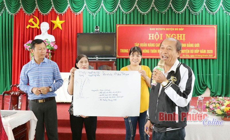 Bù Đốp: 135 học viên tập huấn nâng cao nhận thức bình đẳng giới