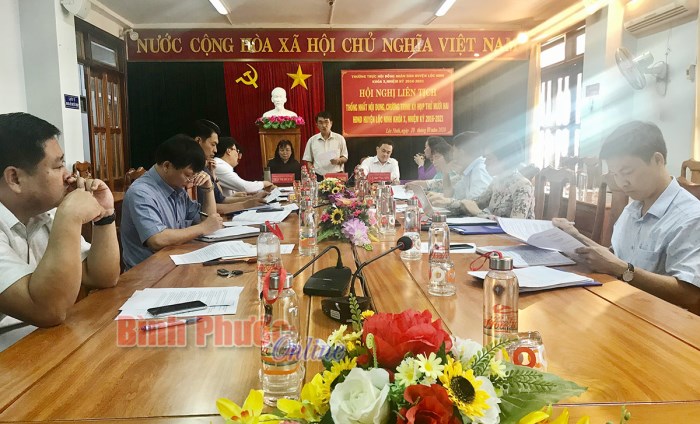 Hội nghị liên tịch chuẩn bị nội dung, chương trình kỳ họp thứ mười hai, HĐND huyện Lộc Ninh khóa X