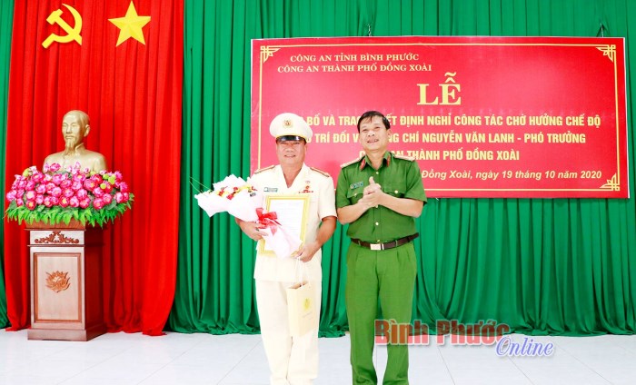 Công an tỉnh công bố quyết định về công tác cán bộ