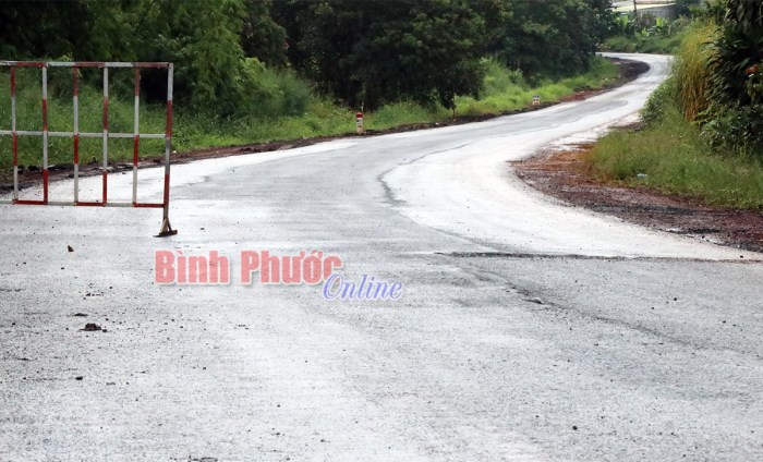 Phản hồi thông tin “Dân bức xúc vì thảm nhựa khi nền đường ướt sũng”