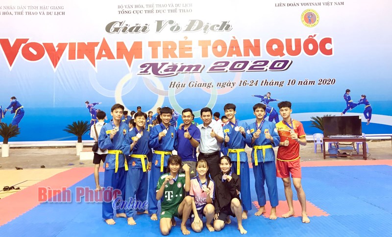 Bình Phước giành 5 huy chương tại Giải vô địch Vovinam trẻ toàn quốc 