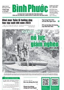 Báo in số 1004 Thứ Ba 3-10-2023 
