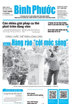 Báo in số 1006 Thứ Năm 5-10-2023 