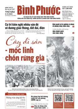 Báo in số 1007 Thứ Sáu 6-10-2023 