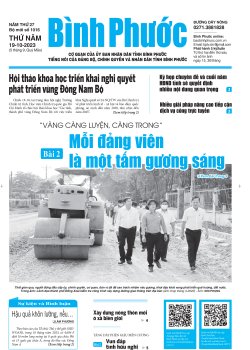 Báo in số 1016 Thứ Năm 19-10-2023 
