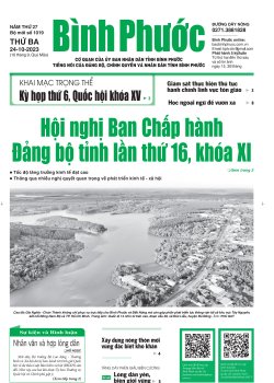 Báo in số 1019 Thứ Ba 24-10-2023 