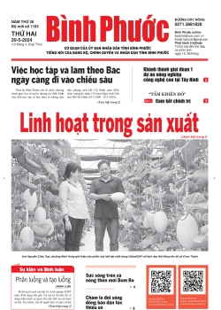Báo in số 1163 Thứ Hai 20-5-2024 	