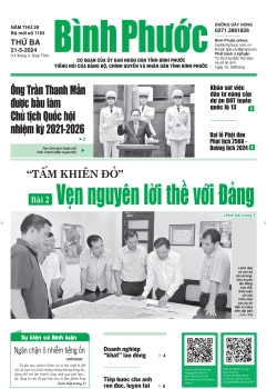 Báo in số 1164 Thứ Ba 21-5-2024 	