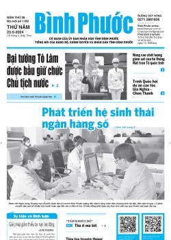 Báo in số 1166 Thứ Năm 23-5-2024 	