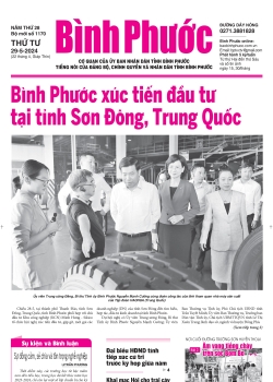Báo in số 1170 Thứ Tư 29-5-2024 	