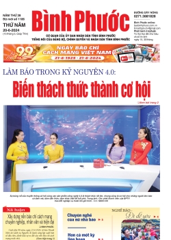 Báo in số 1186 Thứ Năm 20-6-2024 