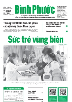 Báo in số 1214 Thứ Ba 30-7-2024 	