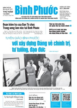 Báo in số 1216 Thứ Năm 1-8-2024 	
