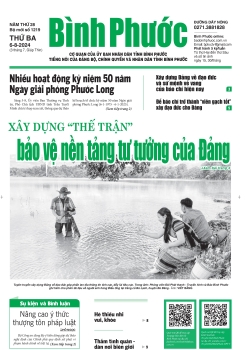 Báo in số 1219 Thứ Ba 6-8-2024 	