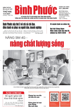 Báo in số 1223 Thứ Hai 12-8-2024 	
