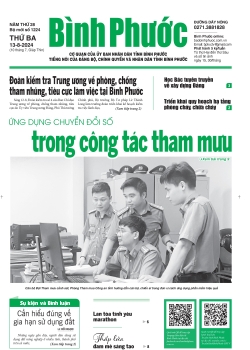 Báo in số 1224 Thứ Ba 13-8-2024 	