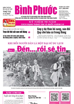 Báo in số 1230 Thứ Tư 21-8-2024 	