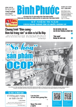 Báo in số 1231 Thứ Năm 22-8-2024