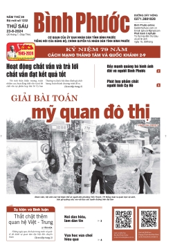 Báo in số 1232 Thứ Sáu 23-8-2024
