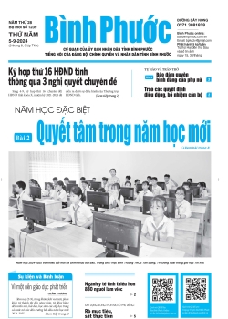 Báo in số 1239 Thứ Năm 5-9-2024 	