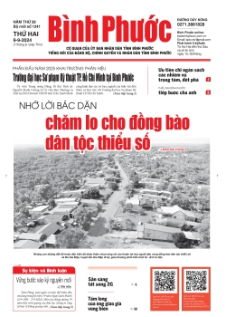 Báo in số 1241 Thứ Hai 9-9-2024 	